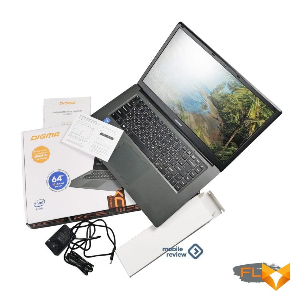 Review of Digma EVE 15 C413: a budget laptop for a student