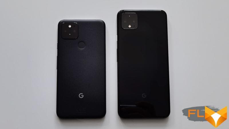 Google Pixel 5 (left), Google Pixel 4 XL (right)