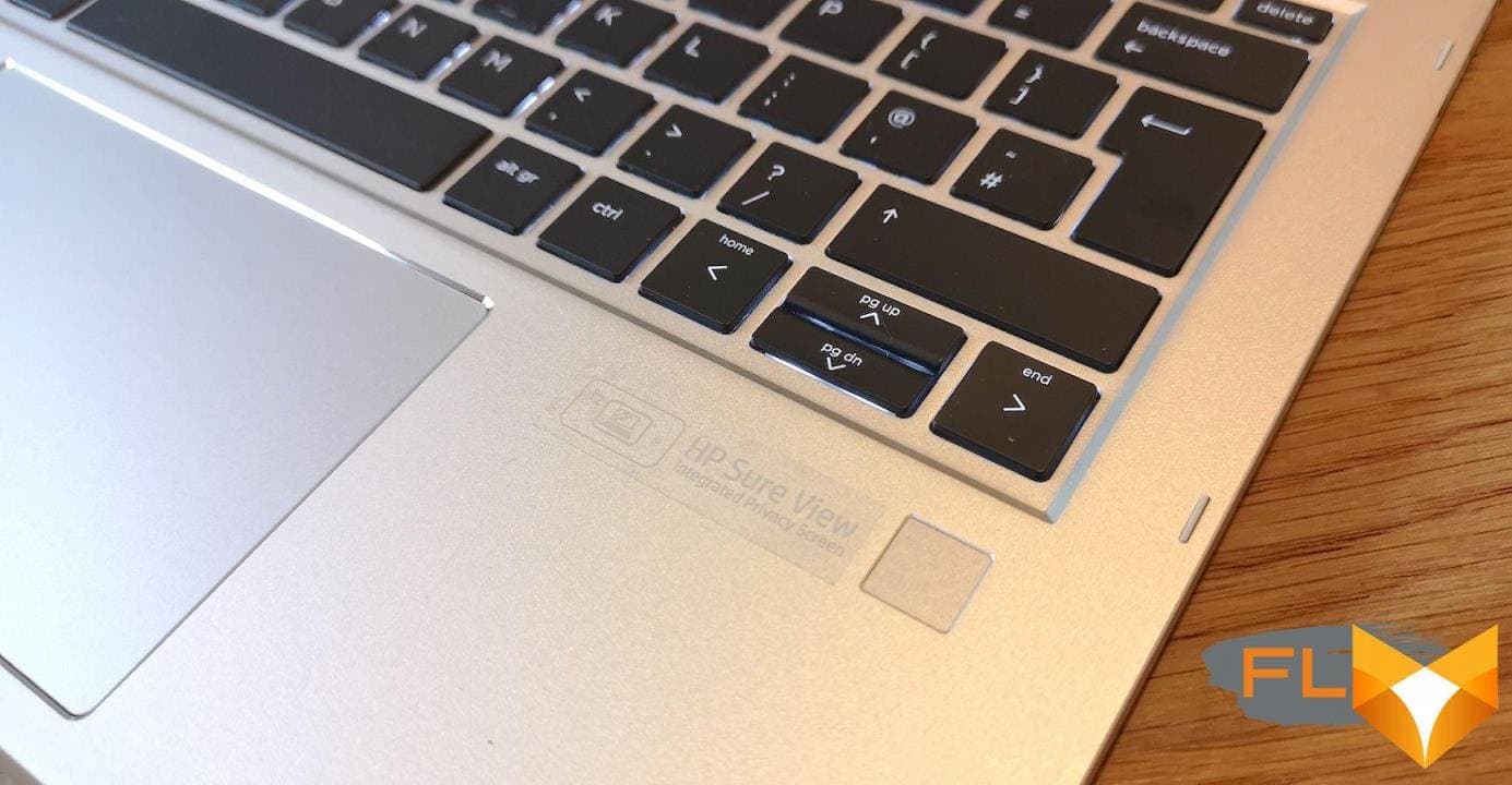 HP ProBook x360 435 G7 keyboard trackpad fingerprint sensor