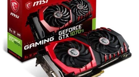 Test de la MSI GeForce GTX 1070 Ti Gaming 8G